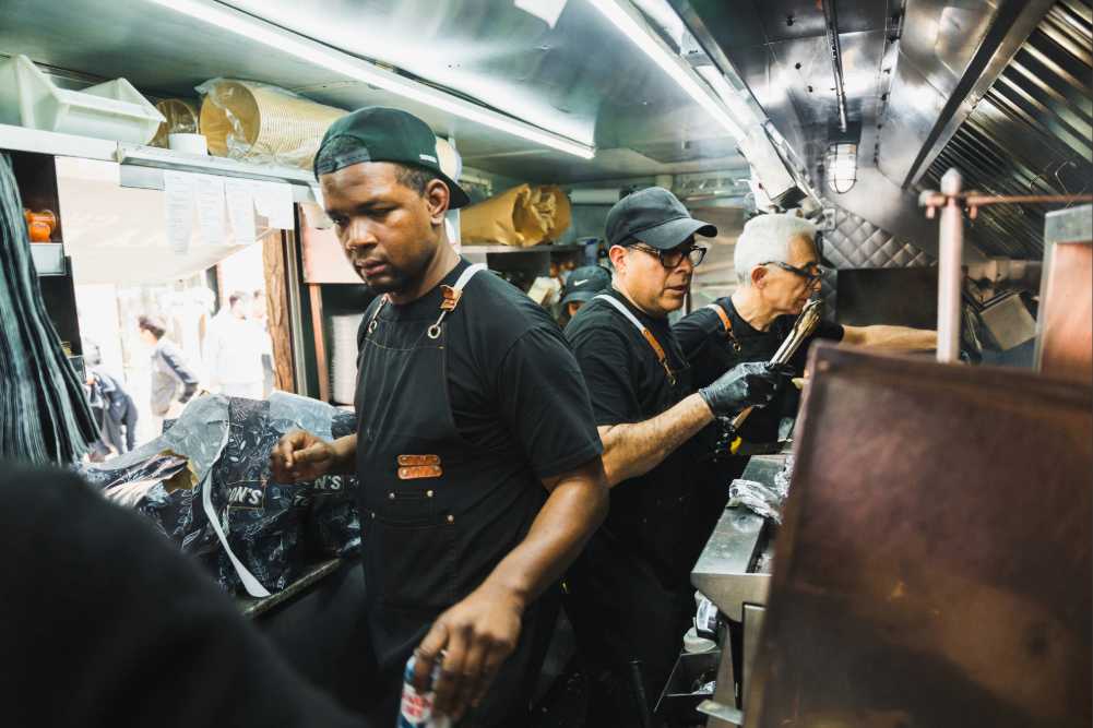 Prep in the kitchen